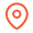 icono de locacion naranja